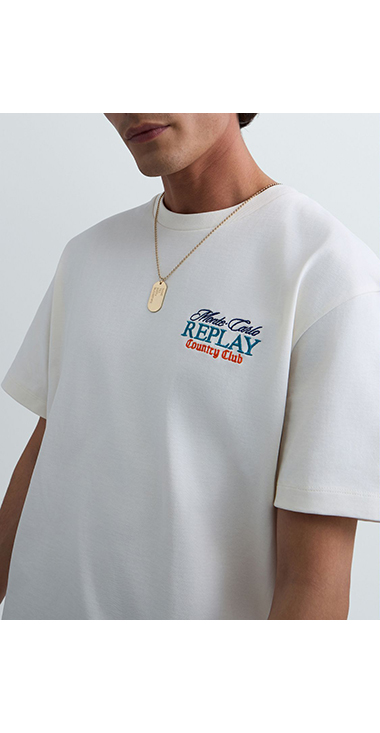 REPLAY &times; Monte Carlo Country Club オーバーサイズ Tシャツ 詳細画像
